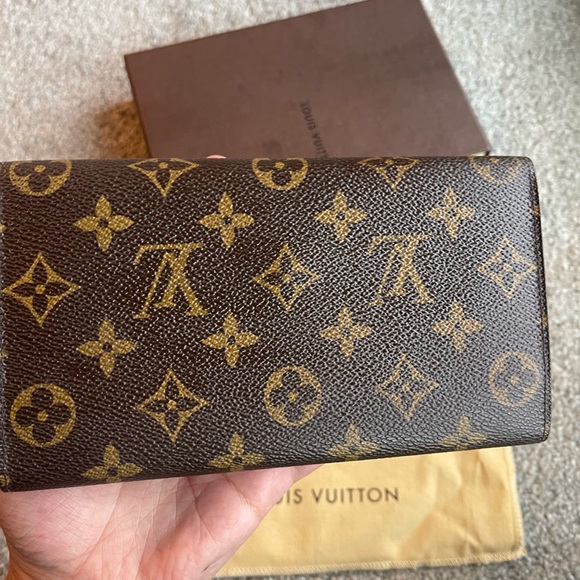 Authentic LOUIS VUITTON Monogram Porte Tresor International Trifold long wallet - Picture 14 of 14